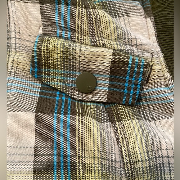 EUC Burton Dryride hoodie vest lined quilted snap collar zip pockets snowboard - Picture 3 of 15